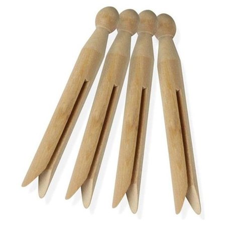 HONEY-CAN-DO Honey-Can-Do DRY-01389 96 Pack Traditional Wood Clothespins DRY-01389